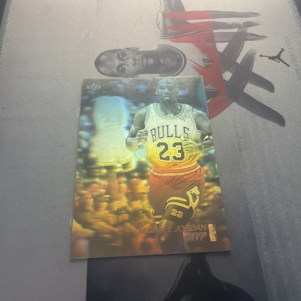 1991-92 Upper Deck AW4 Michael Jordan Award Winner Hologram Chicago Bulls NBA